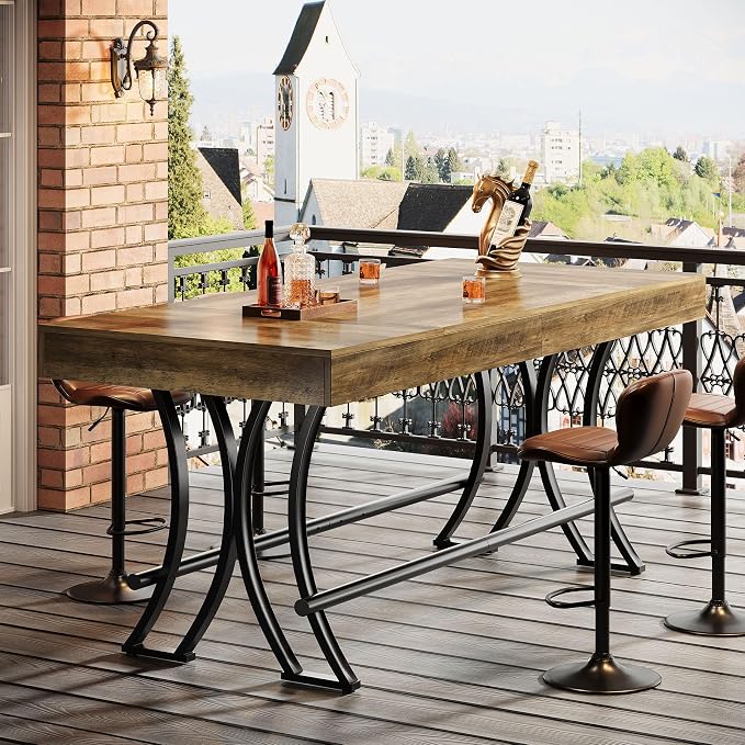 Tribesigns 63" Counter Height Bar Table - Image 4