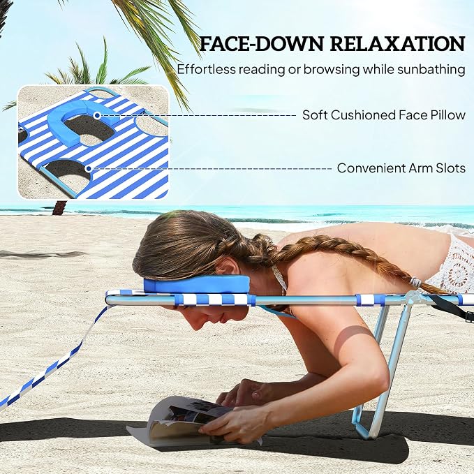 Outsunny Chaise Lounge Chair Outdoor - Image 5