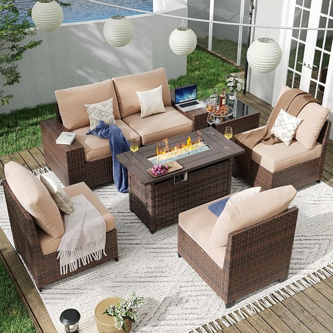 Aoxun 7 Pieces Patio Furniture Set by Aoxun