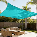Sun Shade Sail 8'x8' Rectangle Shade Canopy Patio Cover UV Block Shade Cloth by Goleray
