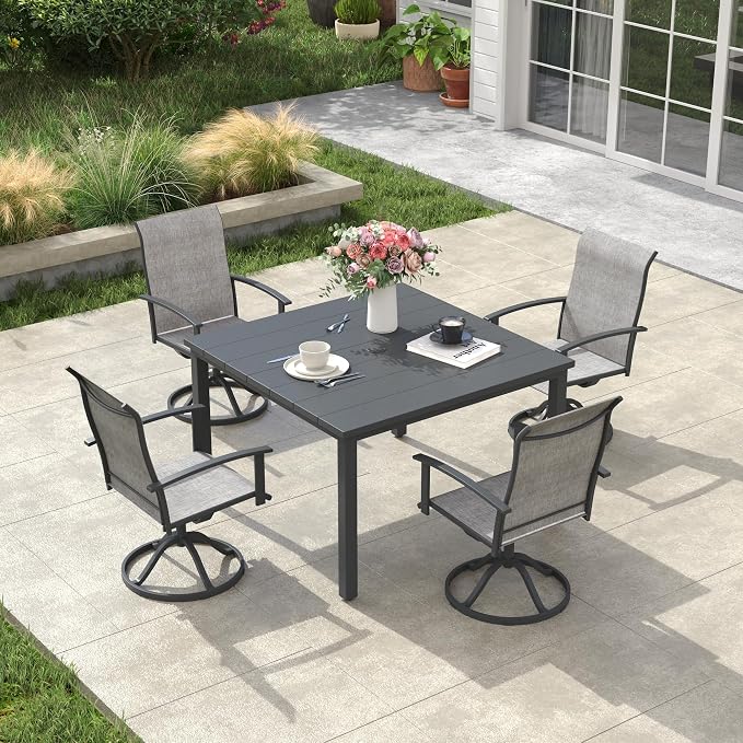 VICLLAX Square Patio Dining Table - Image 6