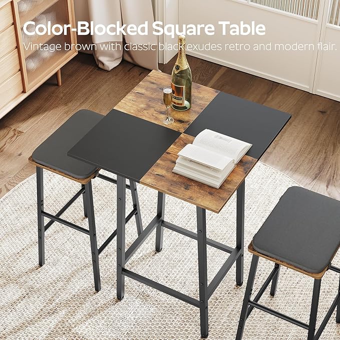 Bar Table, Kitchen Dining Table, Bar Counter Height Table, Pub Color Matching - Image 5