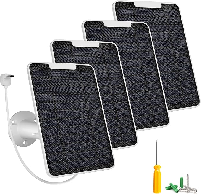 5W Arlo Solar Panel Charger Compatible by FOHOA