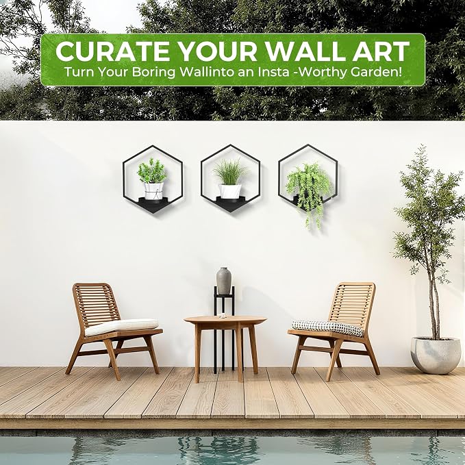 Wall Planters for Indoor Plants, Plant Frames Wall Decor Living Room Plant - Image 5