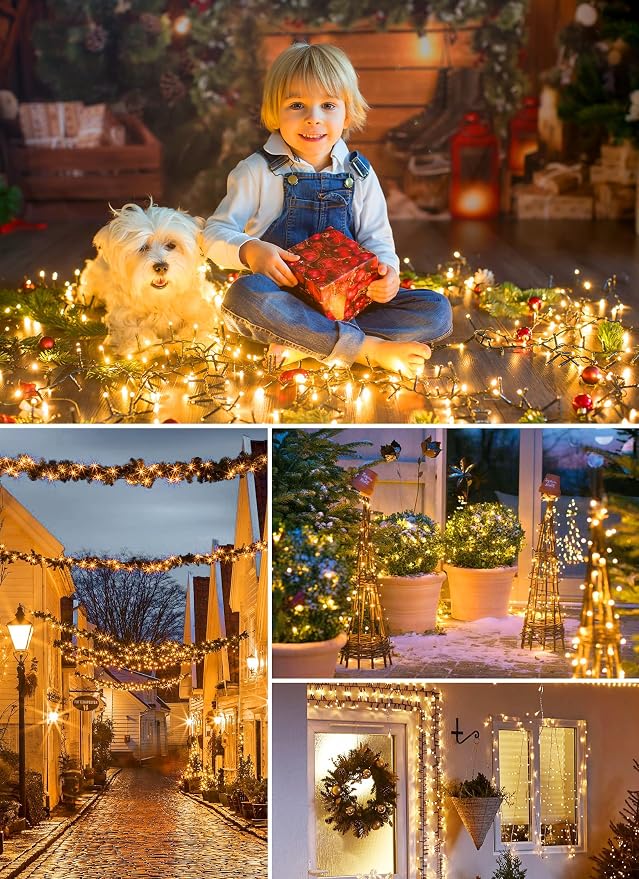Solar String Lights Outdoor Waterproof, 2 Pack Total 144FT 400 LED Solar - Image 6