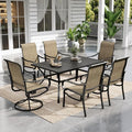 Sophia & William Patio Dining Set Outdoor Dining Set Patio Table and Chairs Set by SophiaWilliam