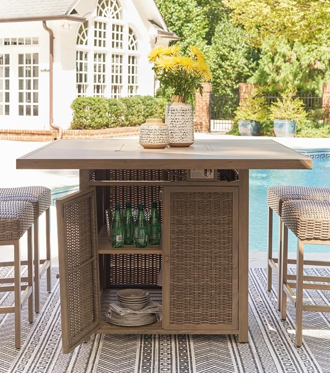 Signature Design by Ashley Walton Bridge Casual Outdoor Bar Table - Image 11