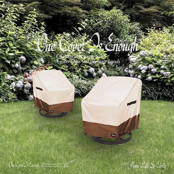 JinHrtoyi Outdoor Chair Covers 2 Pack, 27Wx32Dx36H inches Patio Chair Cover - Image 8