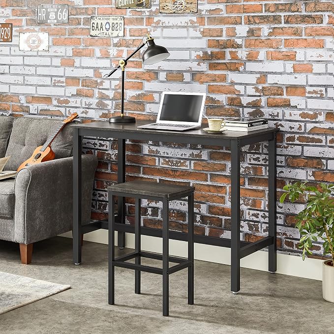 VASAGLE Bar Stools, Kitchen Breakfast Bar Stools - Image 5