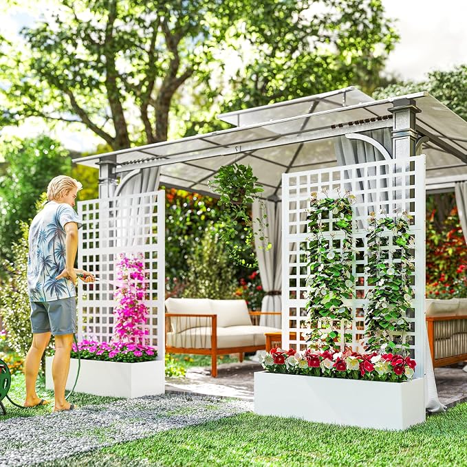 Outsunny Galvanized Raised Garden Bed - Image 8