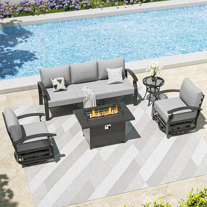 Kullavik Aluminum Patio Furniture Set by KULLAVIK
