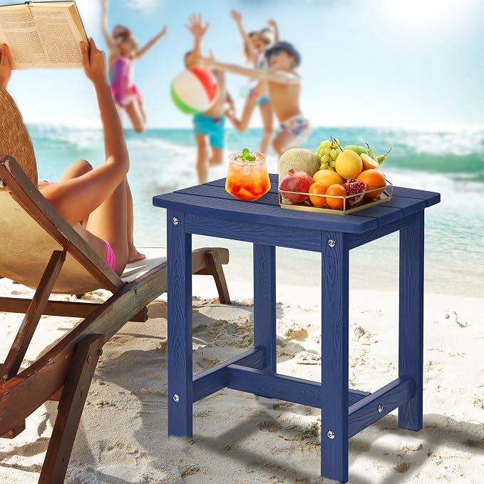 Y&M Outdoor Side Table, HIPS Adirondack Small Single Table, Waterproof Square - Image 5