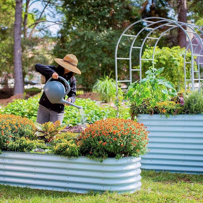 32" Extra Tall Raised Garden Bed Kits, 2.5 x 9.5 x 2.7ft Deep Root 10 in 1 - Image 9