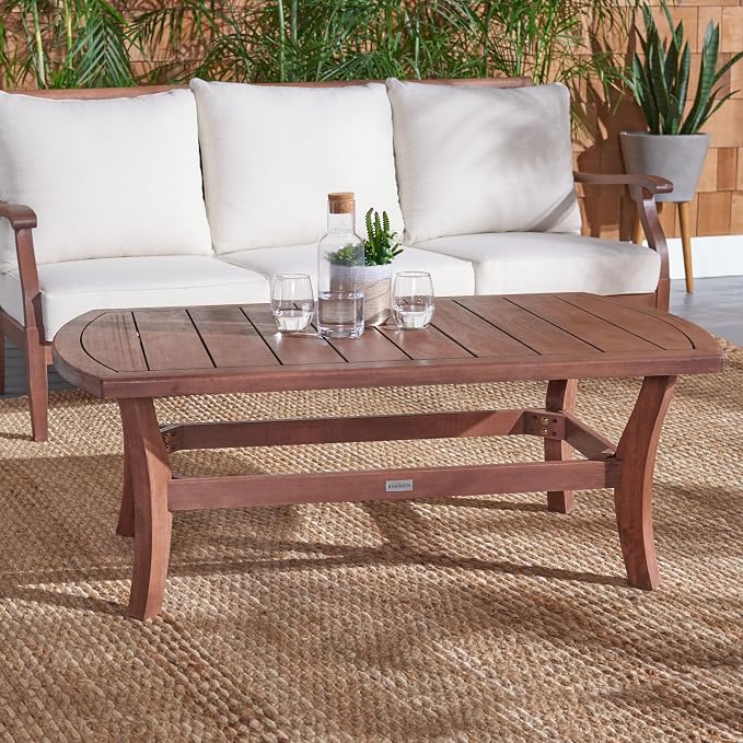 SAFAVIEH Coffee Table CPT1024A, Natural/Beige - Image 9