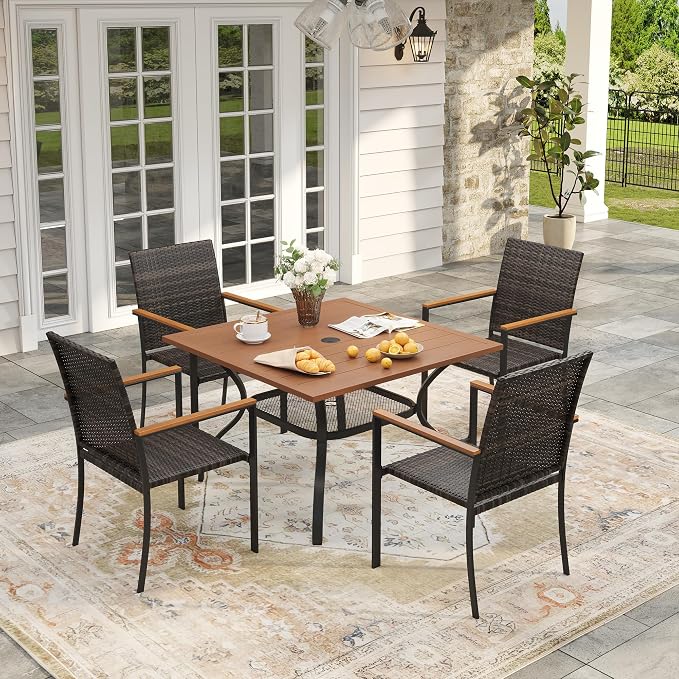 VICLLAX Outdoor Patio Dining Table - Image 2