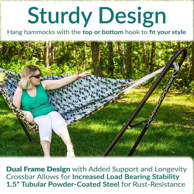 Sunnydaze Decor Universal Double Hammock Stand Only - Image 3