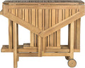 SAFAVIEH Outdoor Collection Kerman Natural 5-Piece Foldable Patio Dining Set by SAFAVIEH