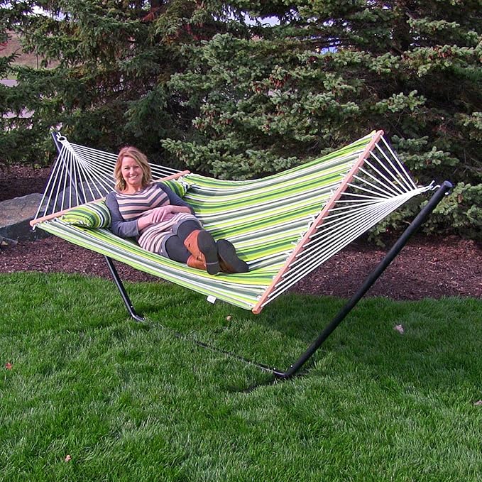 Sunnydaze Quilted Outdoor Hammock - Image 8