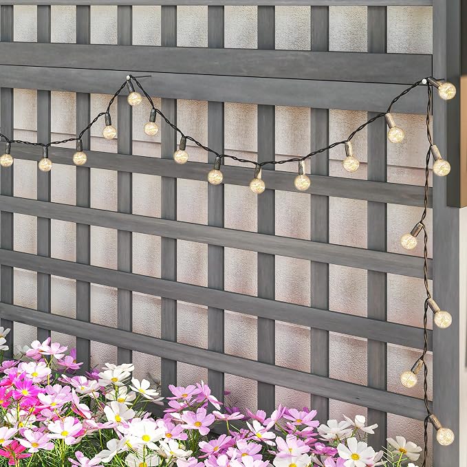 Outsunny Wood Planter with Trellis, Raised Garden Bed - Image 9