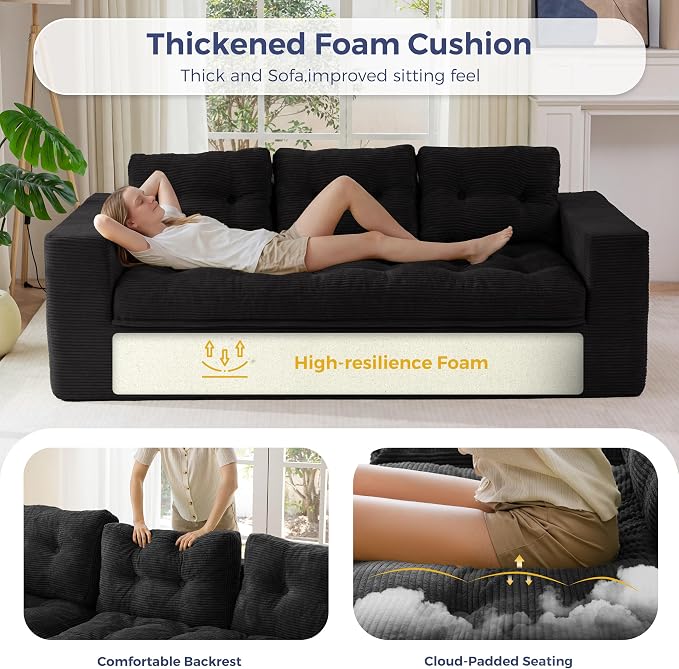 MAXYOYO 79" Loveseat Sofa Couch - Image 4