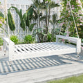 Merax Patio Acacia Wood Porch Swing by Merax