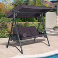 PURPLE LEAF Outdoor Patio Porch Swing by PURPLELEAF