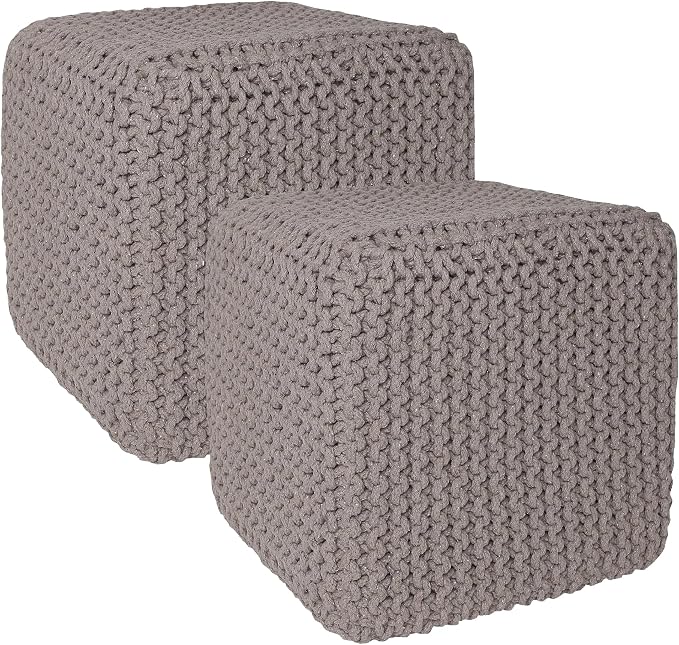 REDEARTH · Cube Pouf Foot Stool Ottoman by REDEARTH