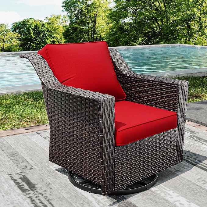 Joyside Outdoor Swivel Chair, Patio Swivel Chairs - Image 7