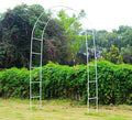 7.9 Ft H x 4.6 Ft W White Metal Pergola Arbor by THORISE