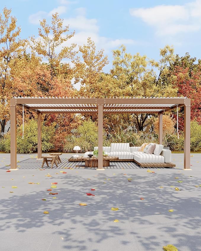 Garvee Louvered Pergola - Image 7
