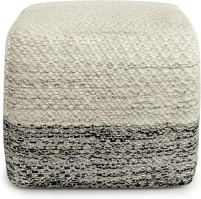 SIMPLIHOME Macie Square Pouf - Image 4