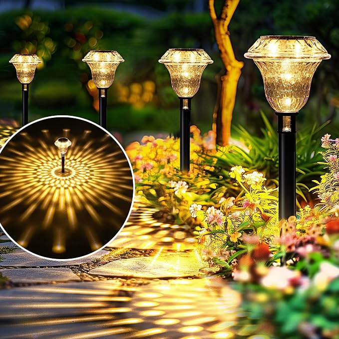 SOLPEX Solar Pathway Lights Garden Decor by Solpex