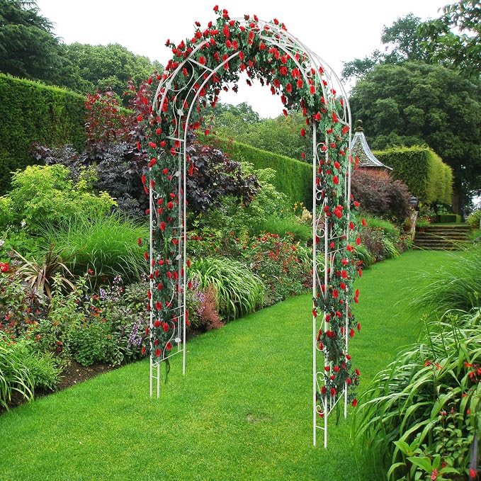 Thickened Garden Arch, Heavy Duty Metal Trellis - Image 6