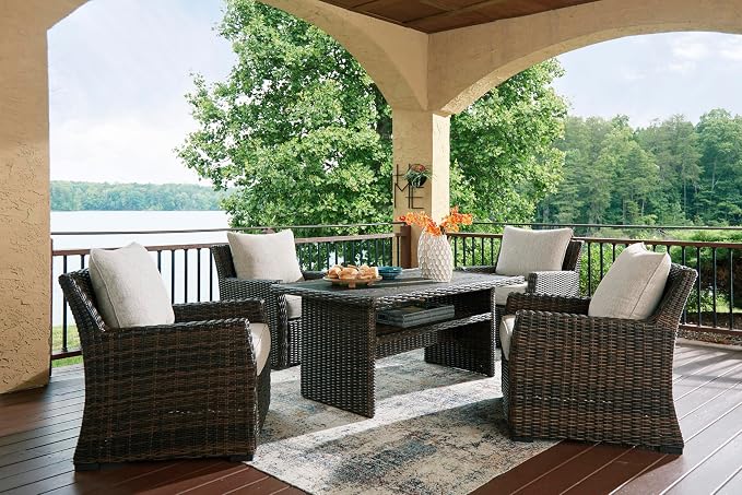 Signature Design by Ashley Brook Ranch Casual Nuvella Weather Resistant Fabric - Image 15