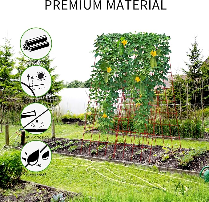 Cucumber Trellis 2 Pack, Twist Ties - Image 2