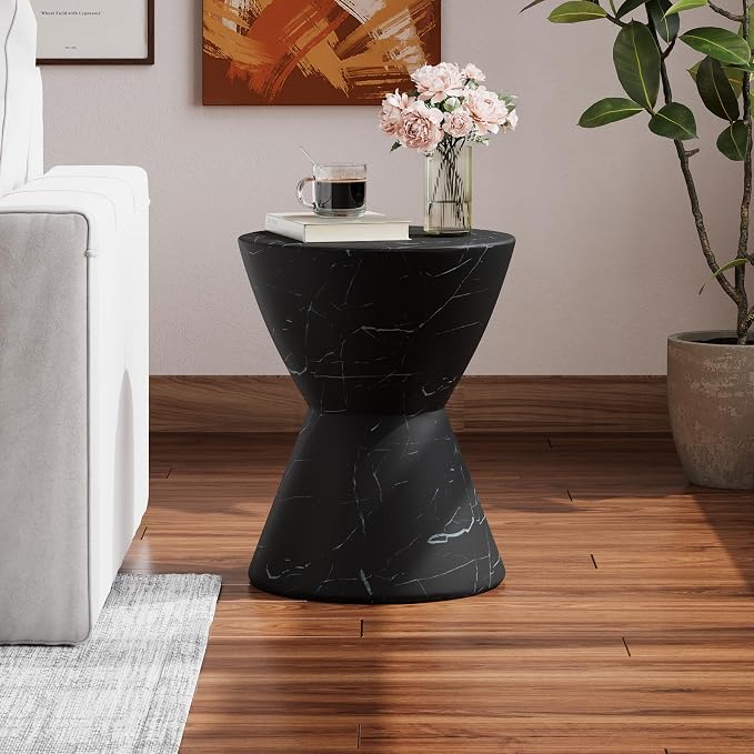 Christopher Knight Home Outdoor Side Table, Hourglass Shape Side Table - Image 4