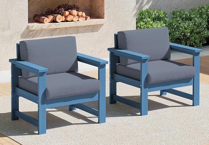 SERWALL 2 Pieces Single Cushioned Lounge Chair by SERWALL
