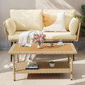 DWVO 2-Piece Patio Set, Wicker Loveseat by DWVO