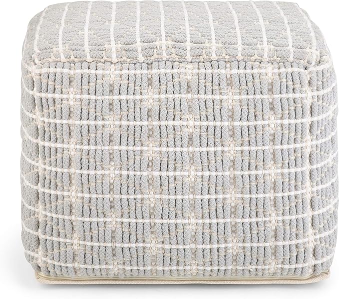 SIMPLIHOME Noreen Square Pouf - Image 5