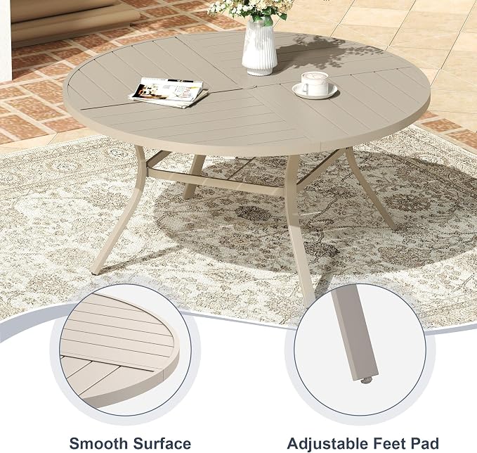 VICLLAX 7 Pieces Patio Outdoor Dining Set - Image 6