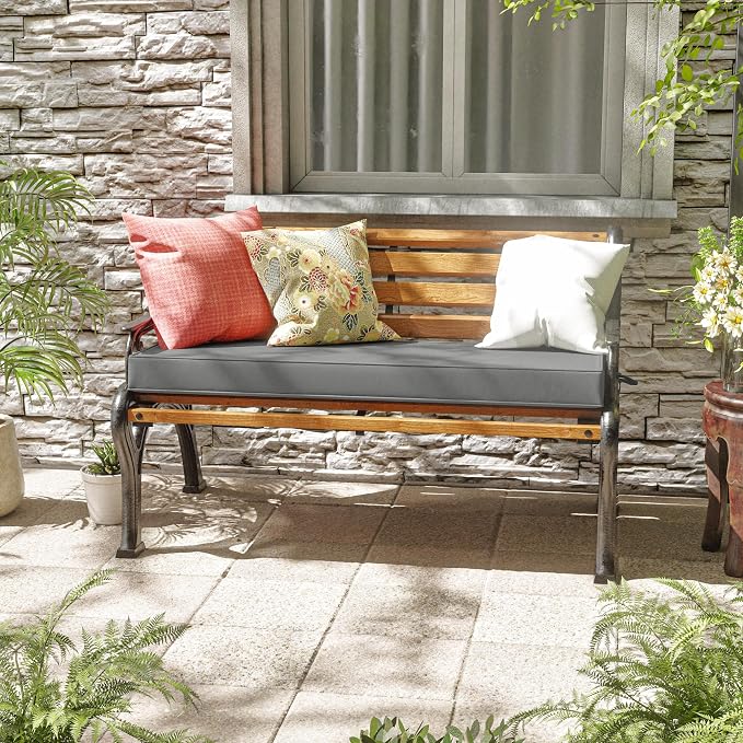 Premium Outdoor Bench Cushions for Patio Furniture 3.5inches Memory Foam Bench - Image 2