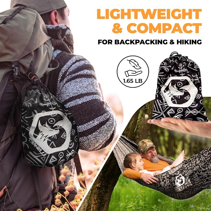 Foxelli Camping Hammock – Ultralight Hammock - Image 4