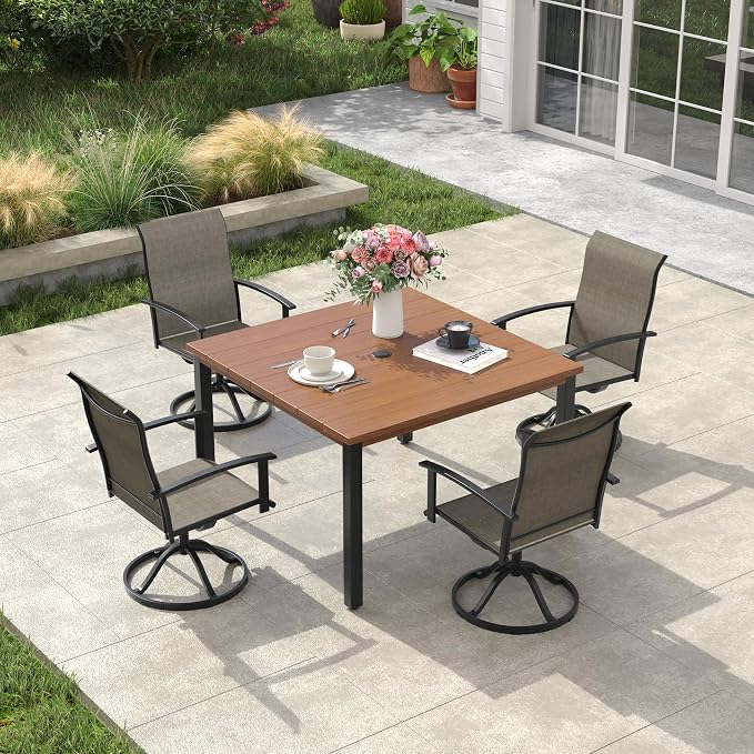 VICLLAX Square Patio Dining Table - Image 6