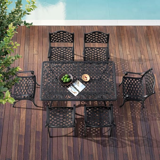 NUU GARDEN 60" Outdoor Dining Table - Image 4