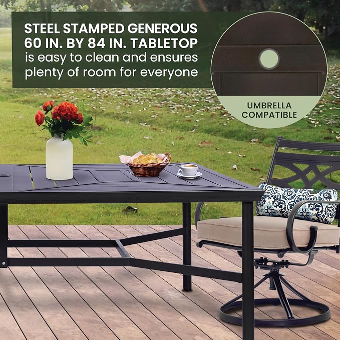 Hanover Montclair 11-Piece Patio Dining Set - Image 9