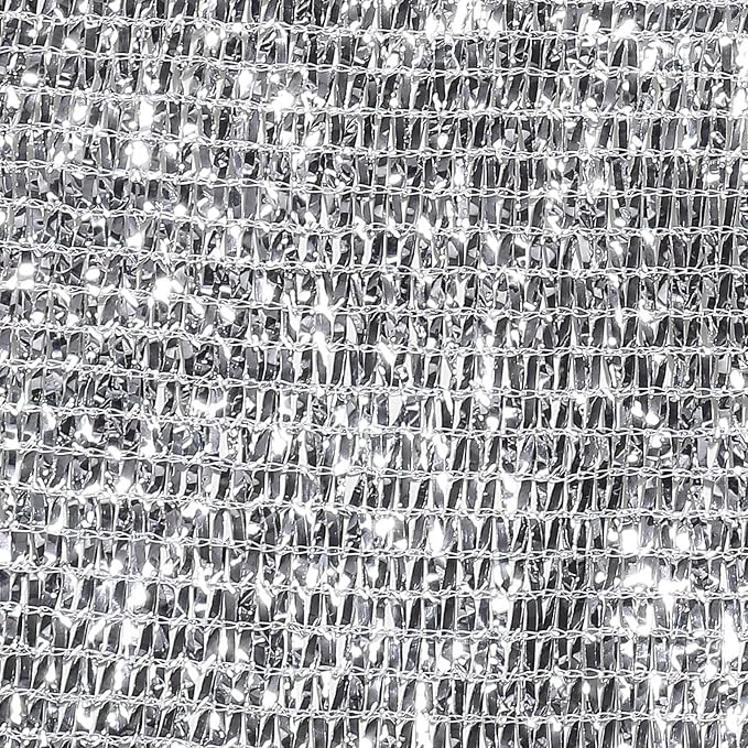 90% Sun Block Aluminum Foil Shade Cloth, - Image 2