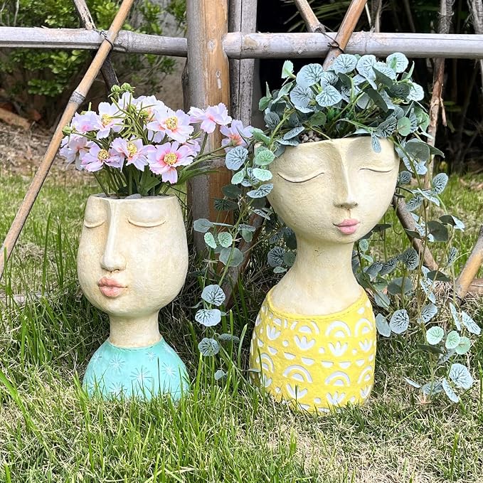 DiliComing Face Planter-Pots for Indoor Plants - Image 7