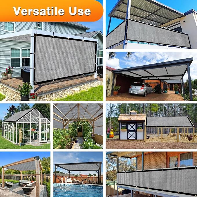 Artpuch Outdoor Pergola Shade Cover 22x22 FT Sun Shade Cloth - Image 6