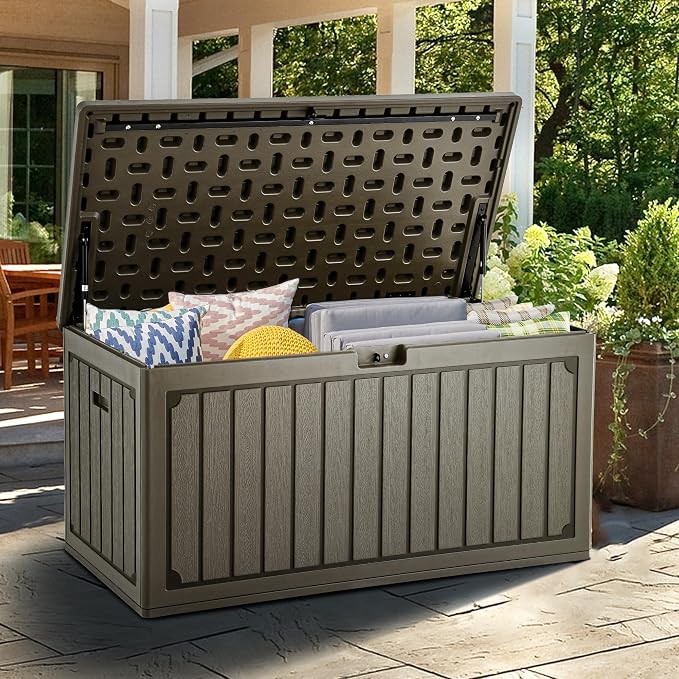 YITAHOME 90 Gallon Double-Wall Deck Box by YITAHOME