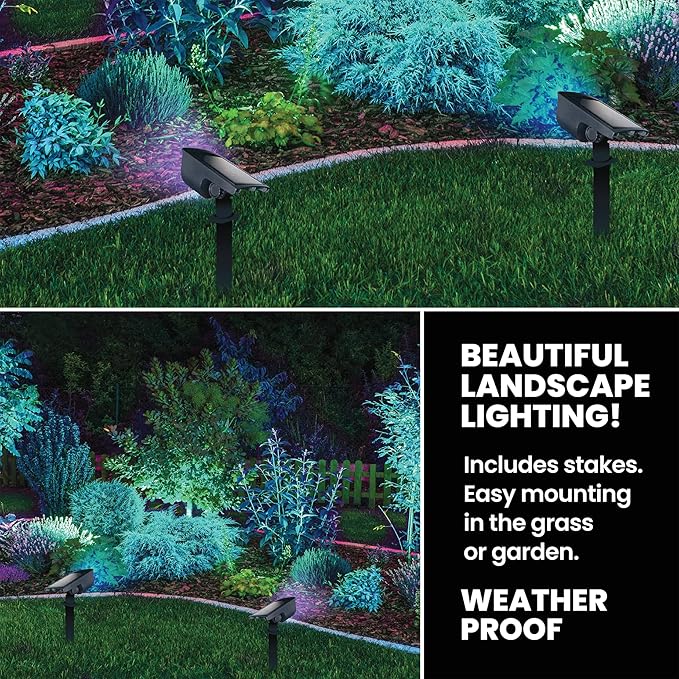 Bell+Howell Solar Lights Outdoor Bionic Burst Waterproof IP67 Path Lights - Image 5